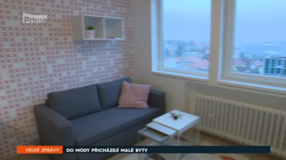 24. 11. 2018 VELKÉ ZPRÁVY: DO MÓDY PŘICHÁZEJÍ MALÉ BYTY